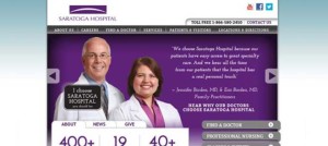 Saratoga Hospital Website