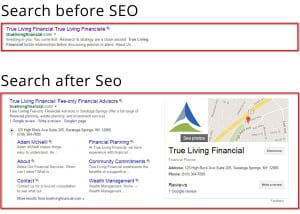 SEO before and after