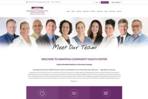 Saratoga Community Health Center Website