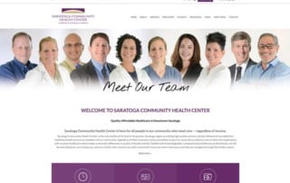Saratoga Community Health Center Website