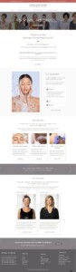 Saratoga Dermatology Website homepage