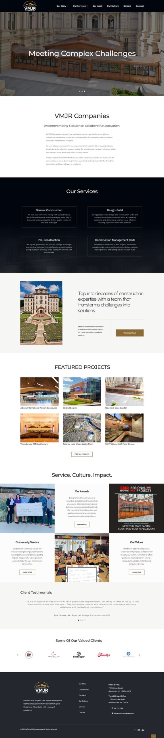 VMJR Companies website