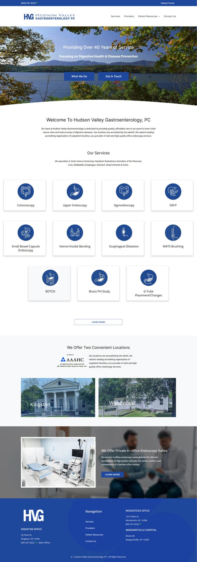 Hudson Valley Gastroenterology Website