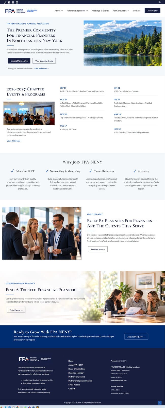 FPA-NENY.org homepage